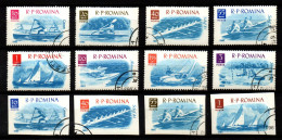ROUMANIE   -  1962.  Série Des Sports Nautiques - Used Stamps
