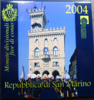 San Marino - 2004 - Serie Zecca - Con 5 € Argento "Bartolomeo Borghesi" - San Marino