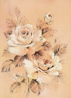 FLOWERS Vintage Postcard CPSM #PAS036.GB - Fleurs