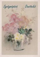 FLORES Vintage Tarjeta Postal CPSM #PBZ806.ES - Fleurs