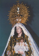 Virgen María Virgen Niño JESÚS Religión Vintage Tarjeta Postal CPSM #PBQ187.ES - Jungfräuliche Marie Und Madona