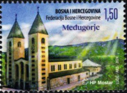 Bosnia & Herzegovina - Mostar - 2024 - Medjugorje - St. George Pilgrimage Church - Mint Stamp - Bosnia And Herzegovina