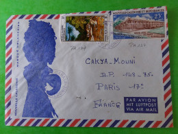 PA 147 / PA 134 SUR LETTRE PAR AVION DE NOUVELLE CALEDONIE OBLITÉRATION CANALA VIOLETTE - Collections, Lots & Séries