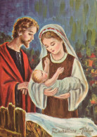 Jungfrau Maria Madonna Jesuskind Weihnachten Religion Vintage Ansichtskarte Postkarte CPSM #PBP742.DE - Vergine Maria E Madonne