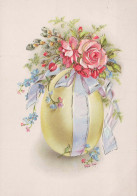 OSTERN EI Vintage Ansichtskarte Postkarte CPSM #PBO168.DE - Easter