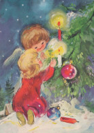 ENGEL WEIHNACHTSFERIEN Feiern & Feste Vintage Ansichtskarte Postkarte CPSM #PAH950.DE - Angels