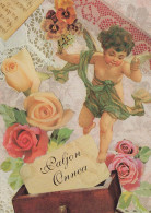 ENGEL WEIHNACHTSFERIEN Feiern & Feste Vintage Ansichtskarte Postkarte CPSM #PAH323.DE - Anges