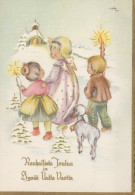 ENGEL WEIHNACHTSFERIEN Feiern & Feste Vintage Ansichtskarte Postkarte CPSM #PAH132.DE - Angels