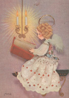 ANGELO Buon Anno Natale Vintage Cartolina CPSM #PAJ277.IT - Anges