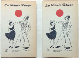 LA BOULE ROUGE RUE DE LAPPE - Programme