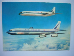 Avion / Airplane / AIR FRANCE / Boeing 707 & Caravelle - 1946-....: Modern Era