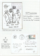 16e Expé Terre Adélie - Carte Postale PEV Avec Cachet THALA DAN - 29/12/1965 - Storia Postale
