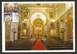 Portugal Carte Maximum Cathédrale Castelo Branco Saint Antoine Lisbonne Eglise 2013 Cathedral Maxicard Church St. Antony - Churches & Cathedrals