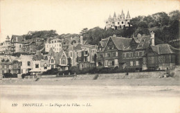 Trouville * La Plage Et Les Villas - Trouville