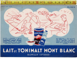 SOLDE 2009 - BUVARD - LAIT ET TONIMALT MONT BLANC  - RUMILLY - Alimentos