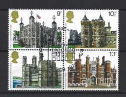 Gr. Britain 1978 Castles 4-block Y.T. 859/862 (0) - Usados