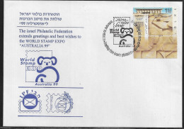 Israel. WORLD STAMP EXPO “Australia 99”. The Israel Philatelic Federation Extends Greetings To Stamp Expo “Australia 99” - Briefe U. Dokumente