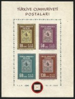 Türkiye 1963 Mi 1884-1887 MNH (BL10) FIP International Philately Day - Blokken & Velletjes