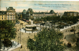 CPA - PARIS - PLACE DE LA REPUBLIQUE - Places, Squares