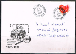 ROS L 13 - FRANCE N° 3221 Rose Sur Lettre De Oberhoffen Sur Moder 1999 - Briefe U. Dokumente