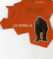 Magnets Magnet Afrique Brossard Republique Du Congo Le Gorille - Tourisme