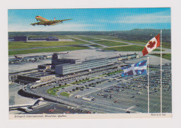 CANADA Montreal, Quebec International Airport View, Vintage Photo Postcard RPPc Ak (640) - Aeródromos