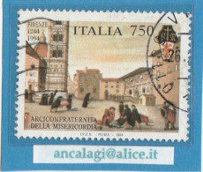 USATI ITALIA 1994 - Ref.0699 "ARCIFRATERNITA DELLA MISERICORDIA" 1 Val. - - 1991-00: Usati