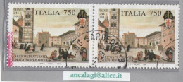 USATI ITALIA 1994 - Ref.0699A "ARCIFRATERNITA DELLA MISERICORDIA" 1 Val. In Coppia - - 1991-00: Usati