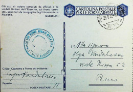 POSTA MILITARE ITALIA IN LIBIA  - WWII WW2 - S6758 - Military Mail (PM)