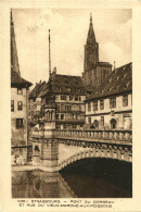 CPA - STRASBOURG - PONT DU CORBEAU ET RUE DU VIEUX MARCHE AUX POISSONS - Strasbourg