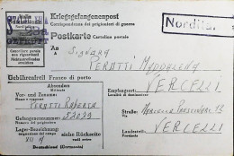 POW WW2 – WWII Italian Prisoner Of War In Germany - Censorship Censure Geprüft  – S7683 - Correo Militar (PM)