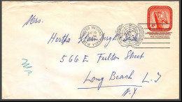 12662 15/8/1960 Premier Vol First Flight Lettre Airmail Cover Usa New York United Nations Aviation - Avions