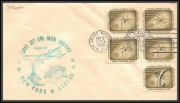 12623 Fam 27 New York Athens Greece 27/5/1960 Premier Vol First Flight Lettre Airmail Cover Usa New York United Nations  - Airplanes