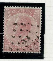 N° 20A ( Dent.: 15) - Obl.  Losange De Points : - 1865-1866 Profile Left