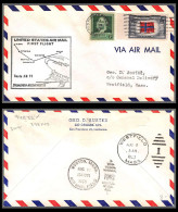 12241 Am 94 Springfield 1/8/1953 Premier Vol First Flight Lettre Airmail Cover Usa Aviation - 2c. 1941-1960 Storia Postale
