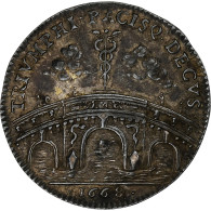 France, Jeton, Louis XIV, Ponts Et Chaussées De France, 1668, Argent, TTB+ - Andere & Zonder Classificatie