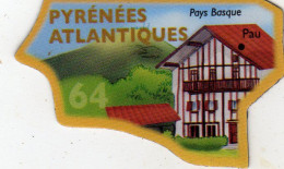 Magnets Magnet Le Gaulois Departement France 64 Pyrenees Atlantique - Toerisme