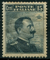 Italia / Italia 1909 Correo 82 */MH 15 Cent. Gris Negro 1909 / Emmanuel III / D - Sonstige & Ohne Zuordnung