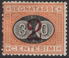 Italia / Italia 1890 Tasas 24 */MH 2 Sobre 30 Ctms Naranja Y Carmin - Sonstige & Ohne Zuordnung