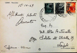 Italy - Repubblica - Democratica Lettera / Cartolina Da Udine - S7124 - 1946-60: Storia Postale