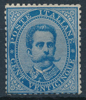 Italia / Italia 1879 Correo 36 **/MNH 25 Ctms. Azul - Humberto I - Other & Unclassified