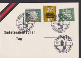 Köln Bund Sudetendeutscher Tag Gute Anlasskarte Passionsfestspiele 1961 - Covers & Documents