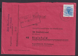 Österreich Brackwede Wahlbrief Wahlkreis Bielefeld Ab Goldegg Pongau Österreich - Cartas & Documentos