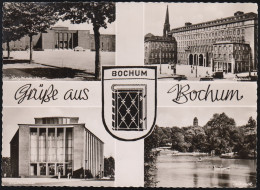 D-44787 Bochum - Alte Ansichten - Stadttheater - Bergbaumuseum (Echt Foto) - Bochum