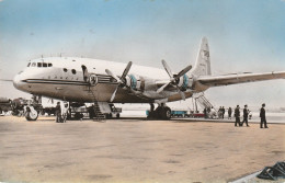 CPA AVION AEROGARE D EL AOUINA TUNISIE  TUNIS L AVION L ARMAGNAC - 1946-....: Ere Moderne