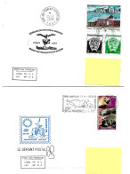 PO - 59 - 4 Plis Kerguelen Avec Cachets Illustrés - Covers & Documents