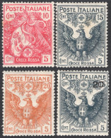 Italia / Italia 1915 Correo 98/101 */MH Cruz Roja - 4 Sellos - Andere & Zonder Classificatie