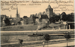 Lübeck, Burgtor-Panorama - Luebeck