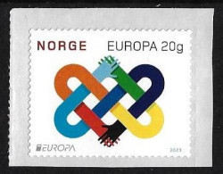 NORUEGA / NORWAY / NORWEGEN /NORVÉGE /NORGE - EUROPA-CEP 2023 -"PEACE –The Highest Value Of Humanity"- SET Of 1 ADHESIVE - 2023