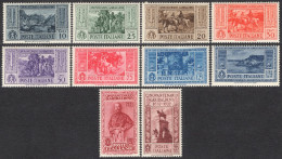 Italia / Italia 1932 Correo 295/04 */MH Garibaldi 1932 - 10 Sellos - Otros & Sin Clasificación
